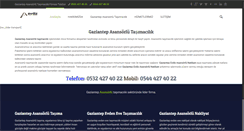 Desktop Screenshot of gaziantepasansorlutasimacilik.net